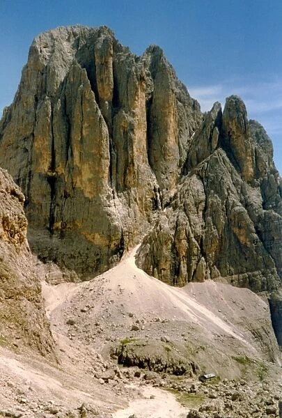Typical landscape of Pale di San Martino Dolomites