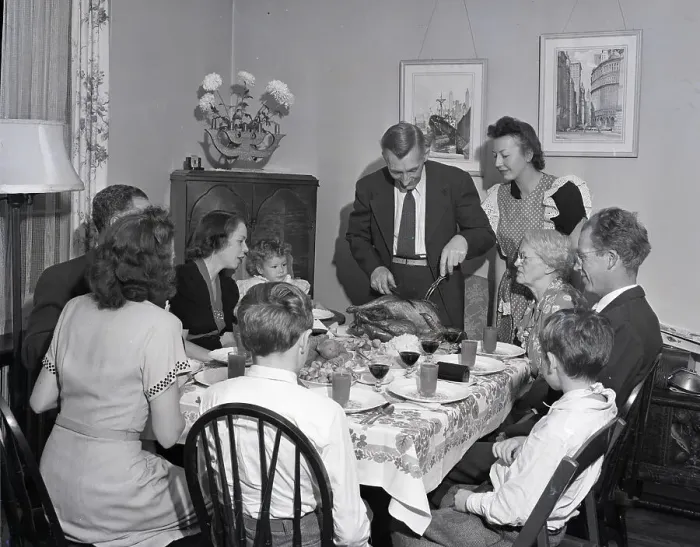 Framed Print : A Typical Thanksgiving Dinner Framed Print : A Typical Thanksgiving Dinner