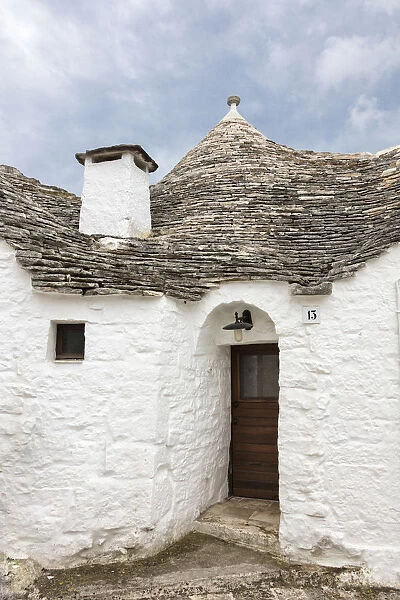 Typical Trullo built with dry stone Alberobello