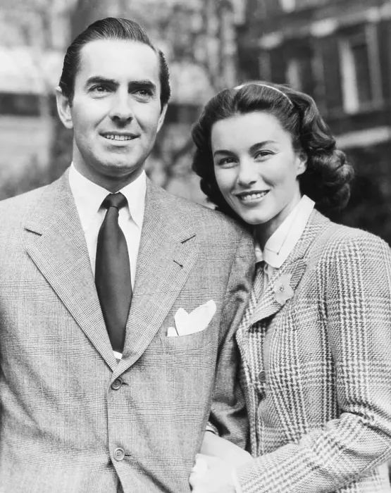 Framed Print : Tyrone Power and His Wife Linda Christian Framed Print : Tyrone Power and His Wife Linda Christian