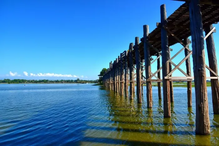Framed Print : u bein bridge Myanmar Framed Print : u bein bridge Myanmar