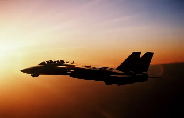 U.S. Navy F-14D Super Tomcat Sunset Print. Art Prints, Posters