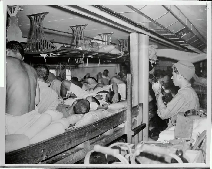 Framed Print : U. S. Soldier Guarding Japanese Prisoners Framed Print : U. S. Soldier Guarding Japanese Prisoners