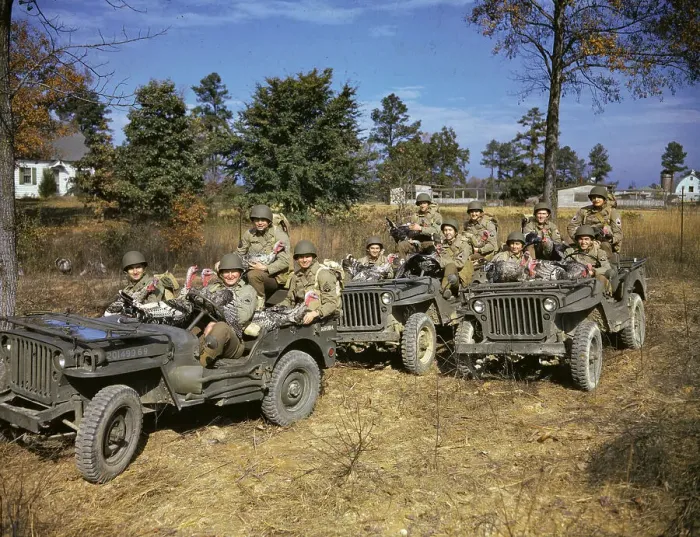 Framed Print : U. S. Soldiers Inside Jeeps Framed Print : U. S. Soldiers Inside Jeeps