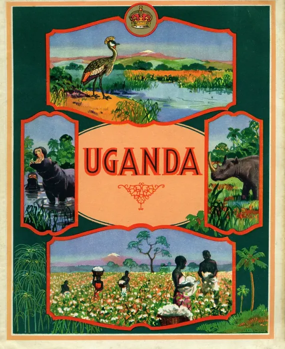 Framed Print : Uganda. UGANDA - 1931: A tourism brochure for Uganda from 1931 in Uganda Framed Print : Uganda. UGANDA - 1931: A tourism brochure for Uganda from 1931 in Uganda