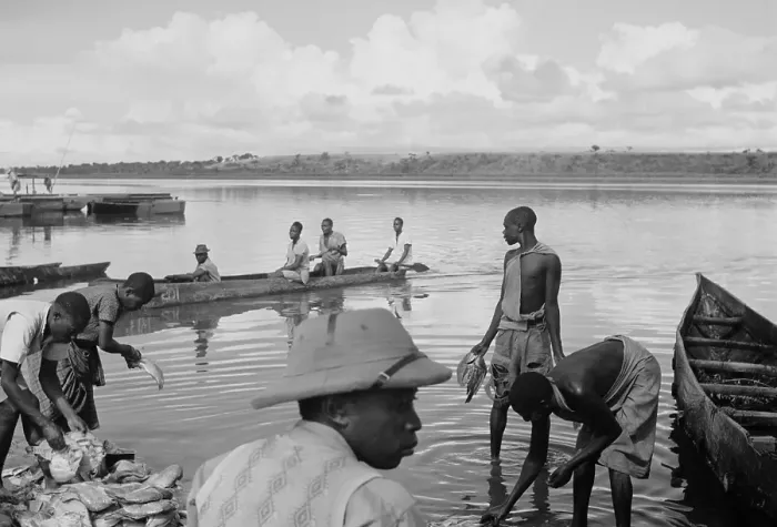 Framed Print : Ugandan Fishermen Framed Print : Ugandan Fishermen
