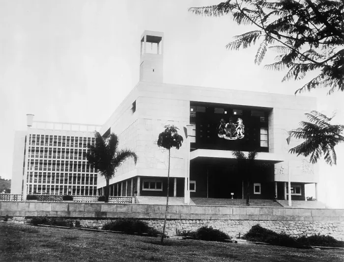 Framed Print : Ugandan Parliament Building