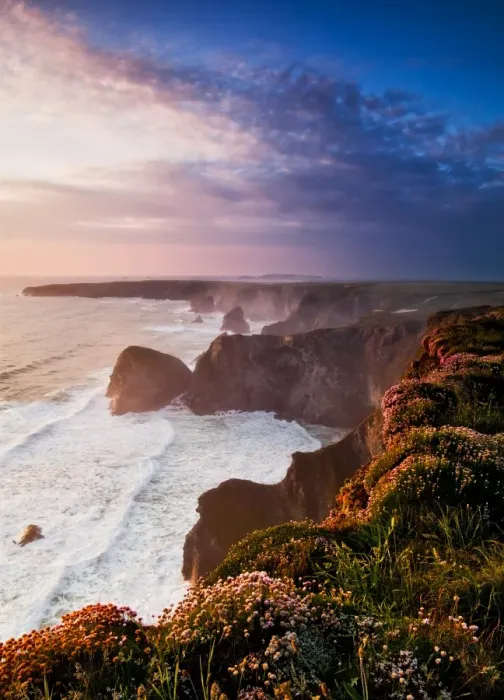 Framed Print : UK - Cornwall: Spring Sunset Framed Print : UK - Cornwall: Spring Sunset
