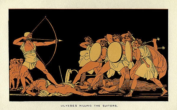 Ulysses killing the suitors