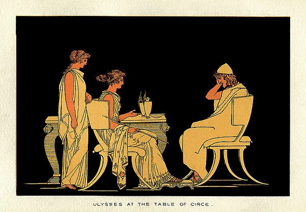Ulysses at the table of Circe