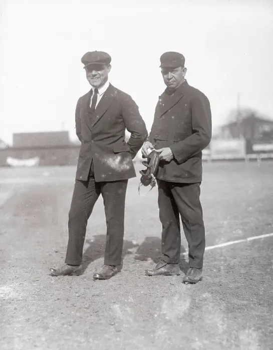 Framed Print : Umpires Klem and Owens Framed Print : Umpires Klem and Owens
