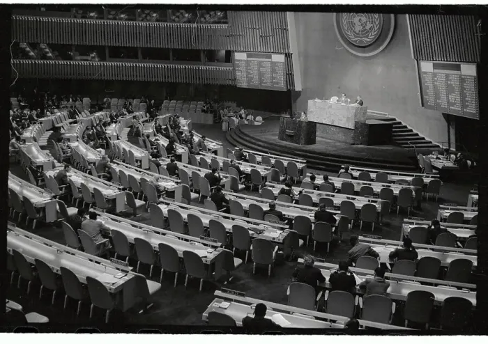 Framed Print : U.N. General Assembly Framed Print : U.N. General Assembly