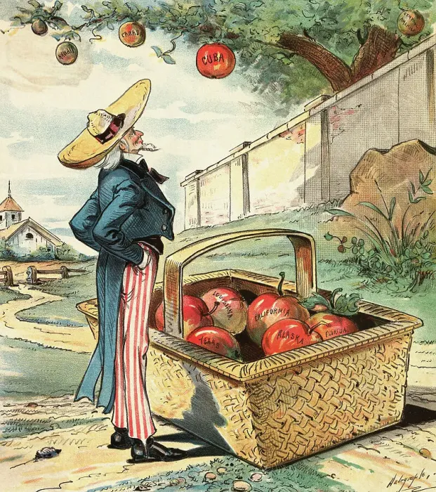 Framed Print : Uncle Sam Standing Beside Basket of Apples Framed Print : Uncle Sam Standing Beside Basket of Apples