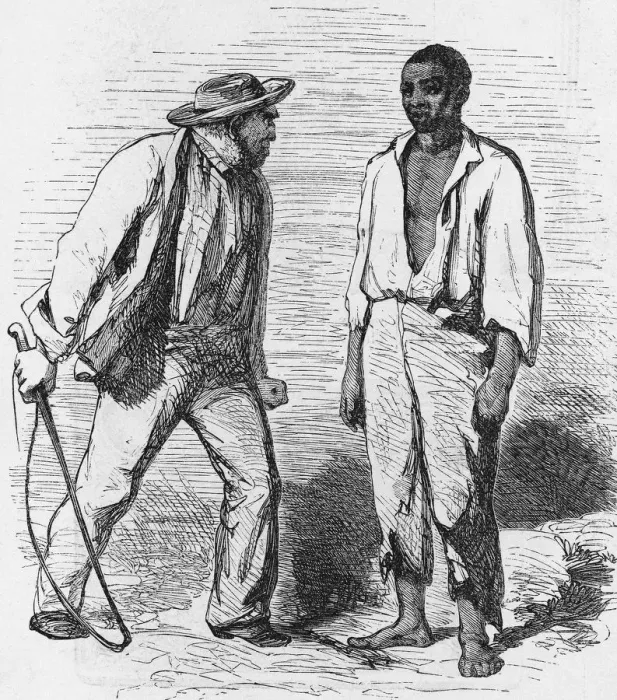 Framed Print : Uncle Toms Cabin Illustration Framed Print : Uncle Toms Cabin Illustration