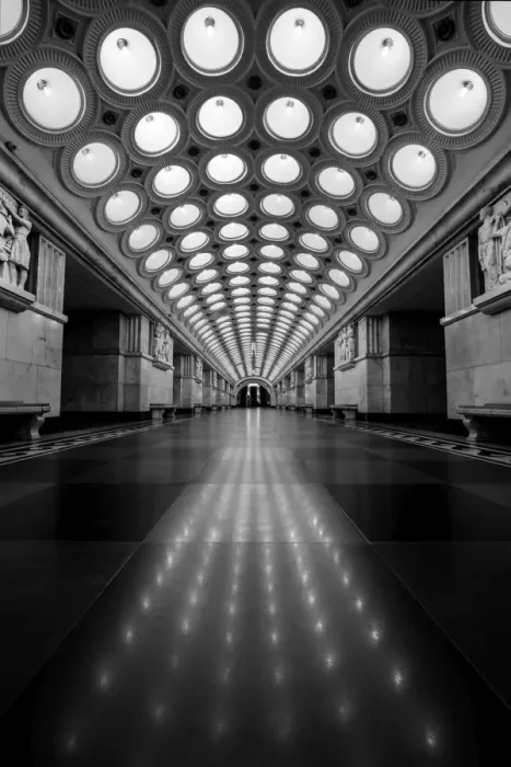 Framed Print : Underground at Moscow