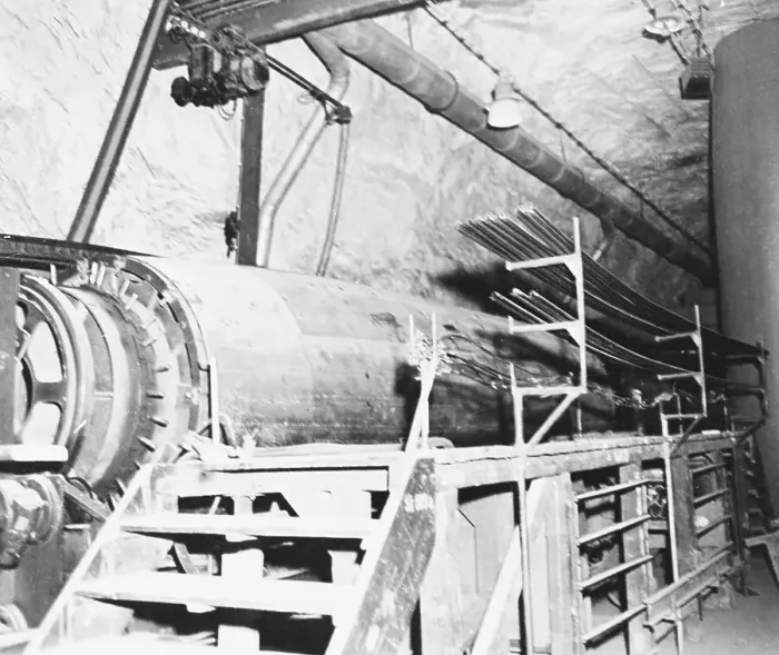 Framed Print : Underground Plant Building German V-2 Rockets Framed Print : Underground Plant Building German V-2 Rockets