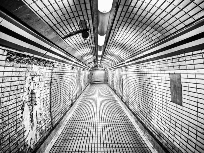 Framed Print : Underground Tunnel Framed Print : Underground Tunnel
