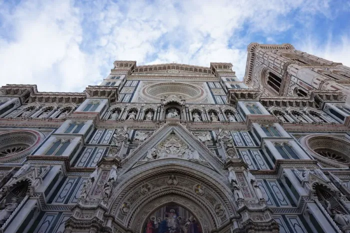 Framed Print : Underneath the Cathedral of Florence, Sky, Italy