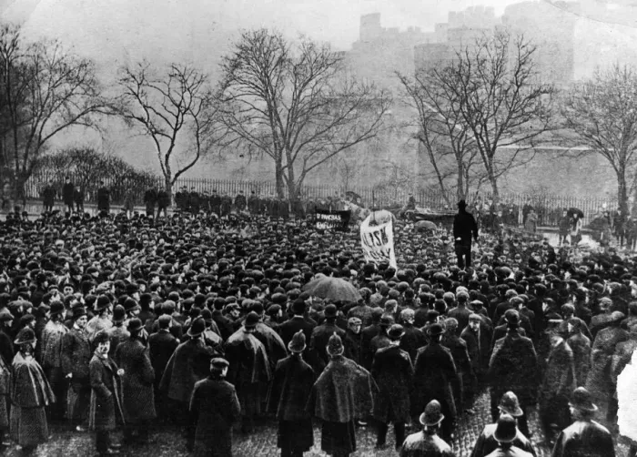 Framed Print : Unemployment Rally Framed Print : Unemployment Rally