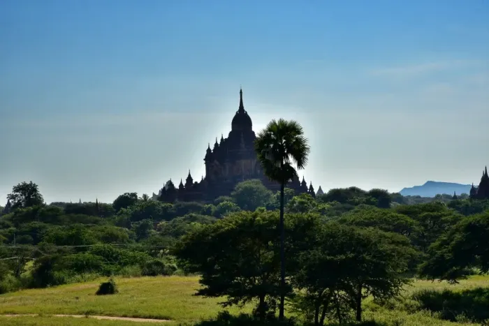 Framed Print : UNESCO Bagan Buddhist Temple Myanmar