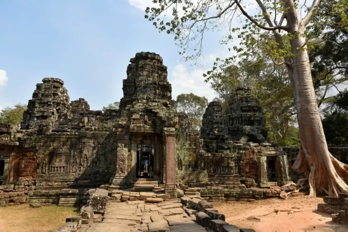 Framed Print : UNESCO Banteay Kdei temple Angkor Cambodia Framed Print : UNESCO Banteay Kdei temple Angkor Cambodia