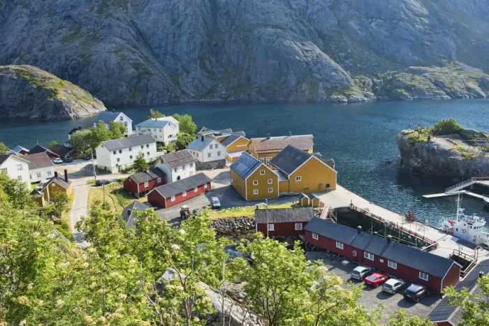 Framed Print : UNESCO preserved fishing village of Nusfjord Framed Print : UNESCO preserved fishing village of Nusfjord