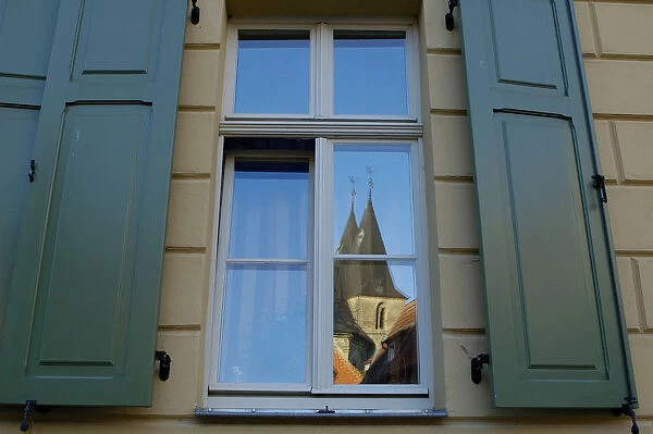 UNESCO World Heritage Site, Quedlinburg, Germany, Saxony-Anhalt window