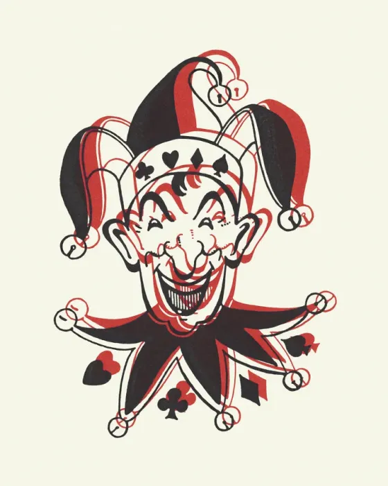 Framed Print : Unfocused Joker Framed Print : Unfocused Joker