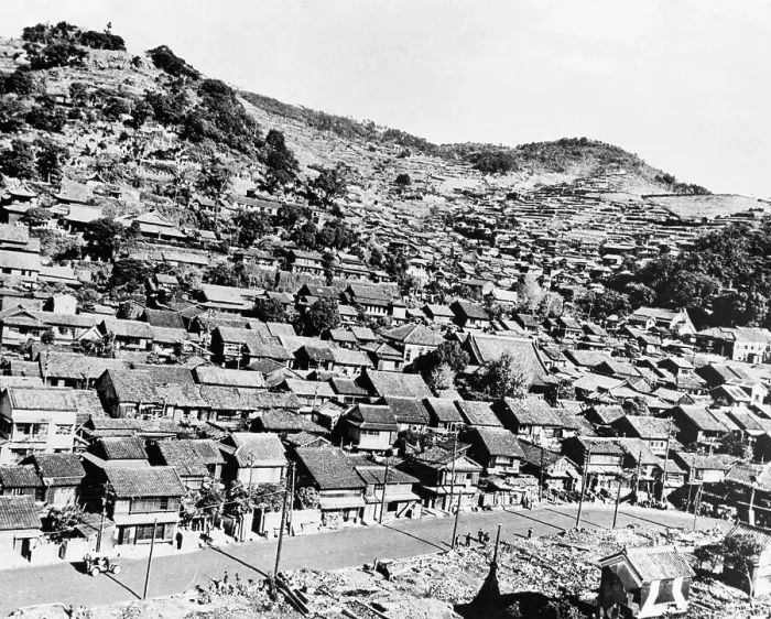 Framed Print : Unharmed Area of Nagasaki Framed Print : Unharmed Area of Nagasaki