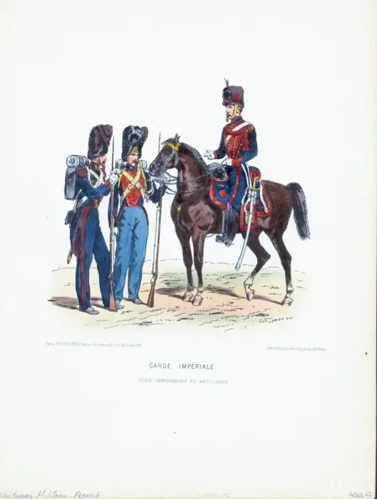 Framed Print : Uniforms Of The French Imperial Guard Framed Print : Uniforms Of The French Imperial Guard