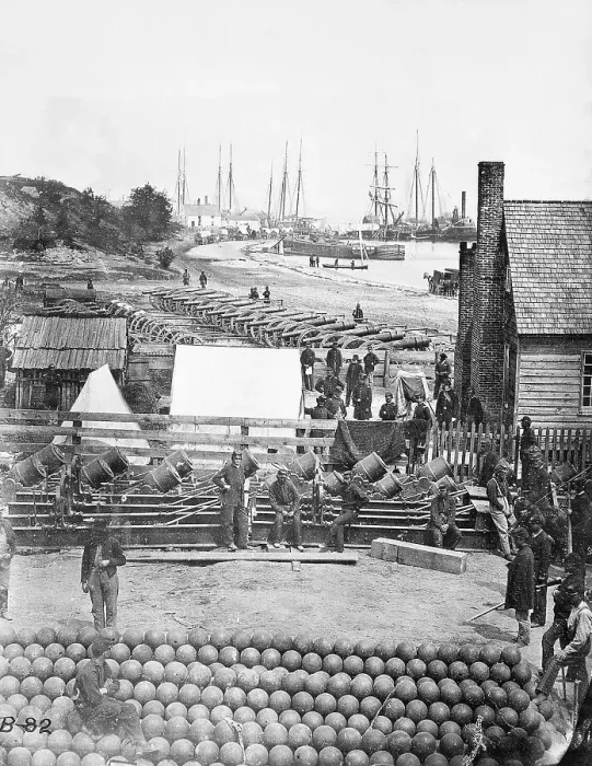 Framed Print : Union Army Arsenal at City Point Framed Print : Union Army Arsenal at City Point