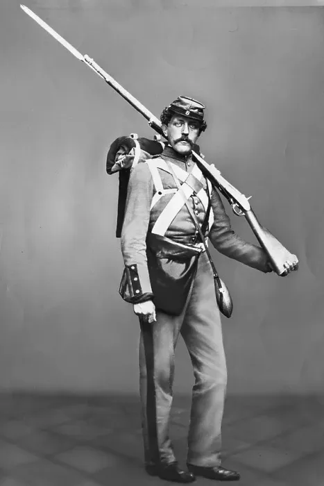 Framed Print : Union Army Volunteer Soldier Framed Print : Union Army Volunteer Soldier