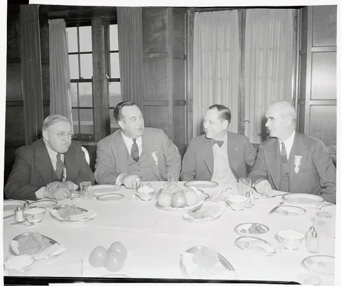 Framed Print : Union Leaders Dining at Ford Motor Company Framed Print : Union Leaders Dining at Ford Motor Company
