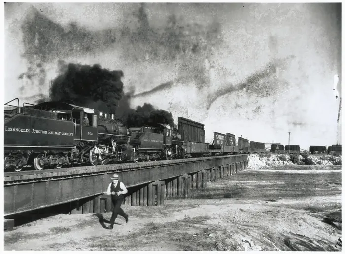 Framed Print : Union Pacific Railroad Pulling Gate Sections Framed Print : Union Pacific Railroad Pulling Gate Sections