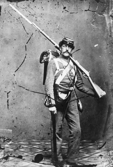 Framed Print : Union Soldier