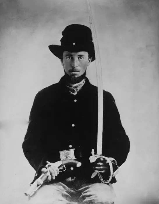 Framed Print : Union Soldier