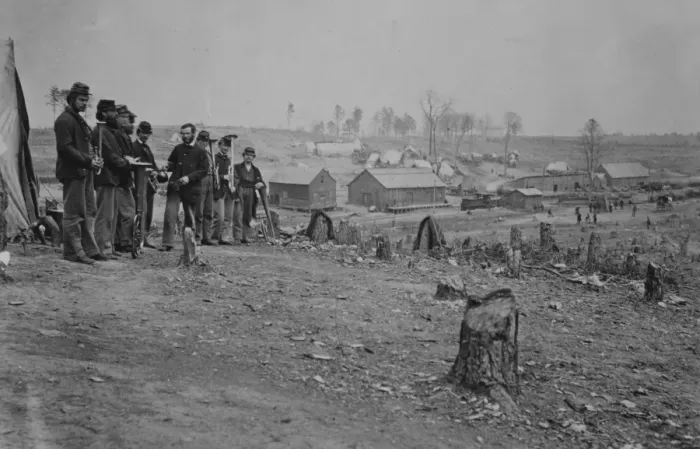 Framed Print : Union Soldiers Framed Print : Union Soldiers