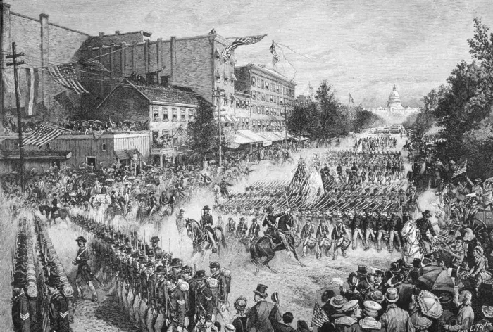 Framed Print : Union Troops Framed Print : Union Troops