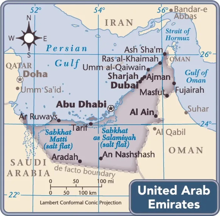 Framed Print : United Arab Emirates country map Framed Print : United Arab Emirates country map