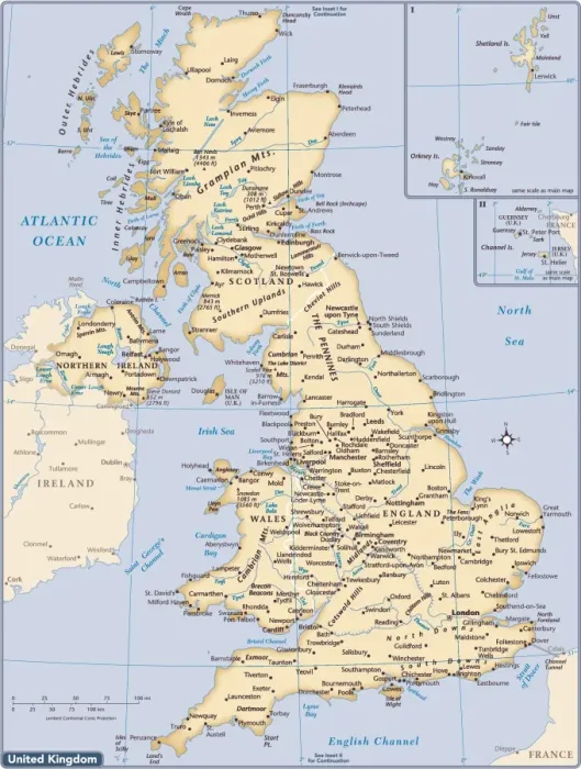 Framed Print : United Kingdom country map Framed Print : United Kingdom country map