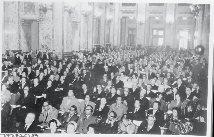 Framed Print : United Nations Delegates Participating in a Conference Framed Print : United Nations Delegates Participating in a Conference