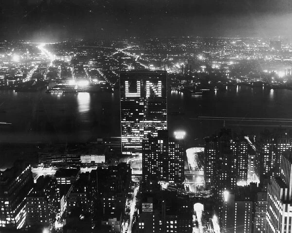 UN HQ. The United Nations Headquarters in Manhattan