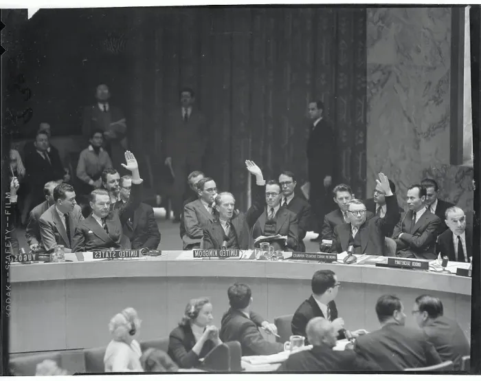 Framed Print : United Nations Security Council Voting on Censuring Israel Framed Print : United Nations Security Council Voting on Censuring Israel