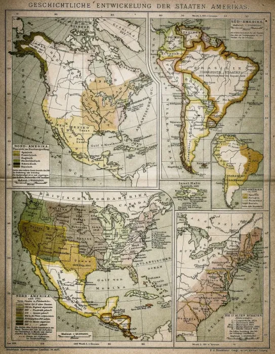 Framed Print : United States of America map Framed Print : United States of America map