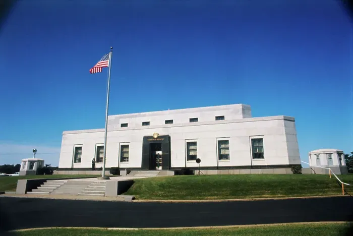 Framed Print : United States Bullion Depository at Fort Knox