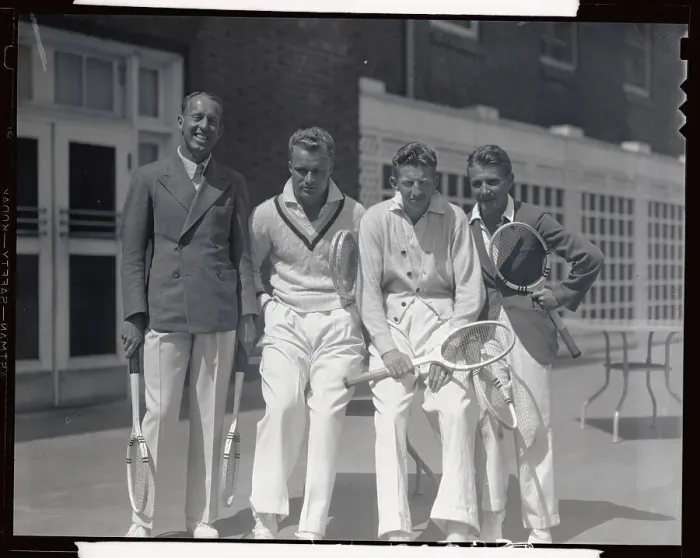 Framed Print : United States Davis Cup Players Framed Print : United States Davis Cup Players