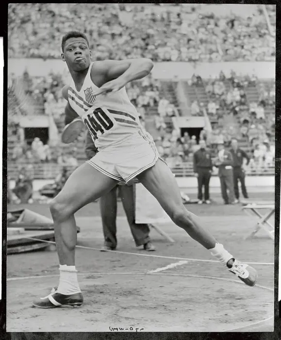 Framed Print : United States Decathlon Discus Milton Campbell Framed Print : United States Decathlon Discus Milton Campbell