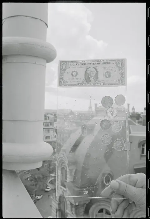 Framed Print : United States Dollar and Francs Framed Print : United States Dollar and Francs