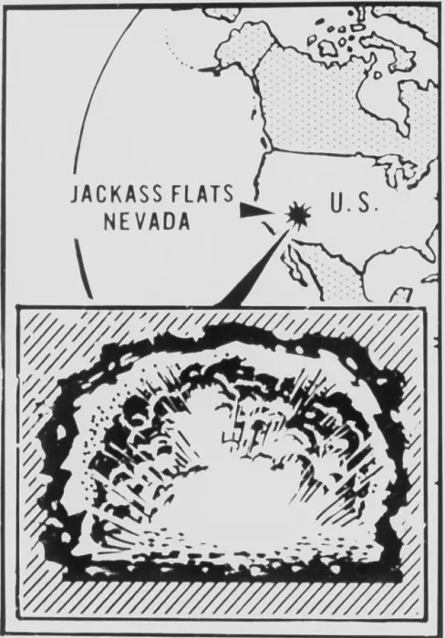 Framed Print : United States Nuclear Weapons Test Map Framed Print : United States Nuclear Weapons Test Map
