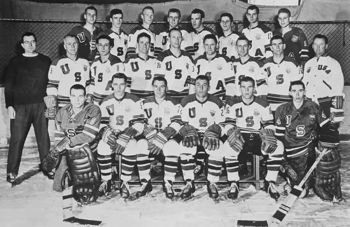 Framed Print : United States Olympic Hockey Team